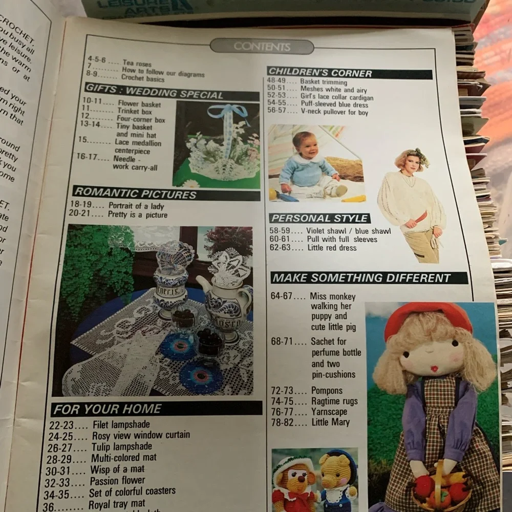 MAGIC CROCHET Magazine June 1985 Projects to Craft Vintage Needlework